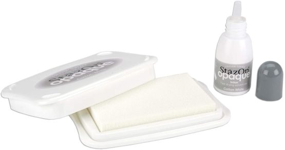 Tsukineko Stazon Ink Pad, Cotton White