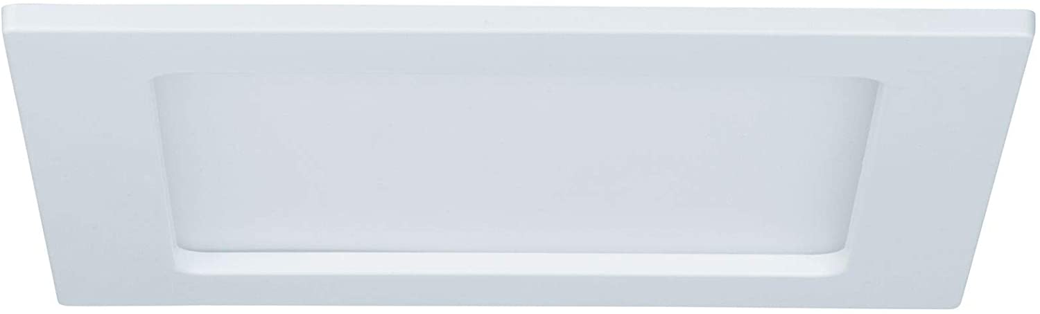 Paulmann 92065 Square Ceiling 4000 K Neutral White LED Panel IP44 Splash Proof Includes Bulb Recessed Light Plastic 12 W - Image 2