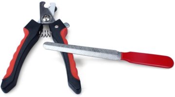 1set Pet Nail Clippers Cutter File For Dogs Cats Birds Guinea Pig