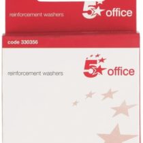 5 Star Office Vinyl Reinforcement Washers [Box 250]