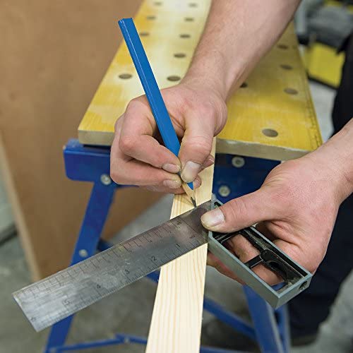 Silverline Carpenters Pencils and Sharpener Set - 13 Piece, 175mm Marking Tools for Woodworking & Construction (250227) - Image 3
