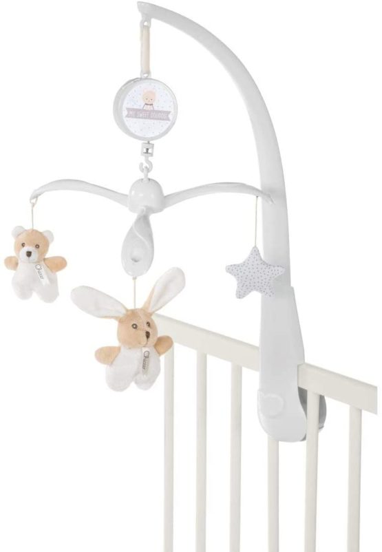 chicco Dou Dou 00009714000000 Mobile Bear and Rabbit Beige