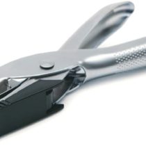 Rapesco PF25A001 Single Hole Punch, Chrome, 10 Sheet Capacity.