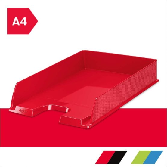 Rexel Choices, 2115599, Letter Tray, A4, Red