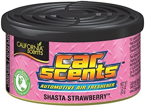 California Scents 1021 Car Scents Shasta Strawberry Pink, Pink (Pink), 42 g (Pack of 1)
