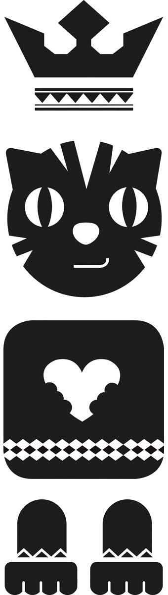 SLV Sticker Set Totem Cat Black 155981