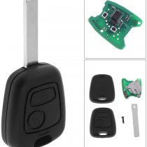 433MHz 2 Buttons Keyless Remote Key Fob with Chip and VA2 Blade for C2 (03/10/2003 - 2006) / C3 Pluriel (03/10/2003 - 2006) / Peugeot 307