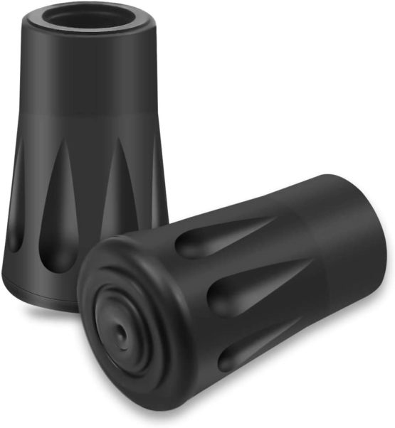 NATCUE 16 Pack/8 Pair Walking Pole Rubber Tips, Trekking Pole Tip Protectors, Replacement Rubber Alpenstock Head Cover for Hiking Stick Walking Trekking Poles - Image 4