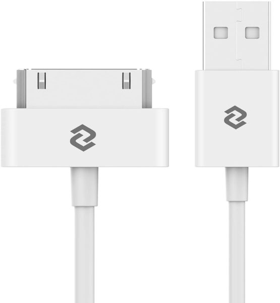 JETech USB Sync and Charging Cable for iPhone 4/4s, iPhone 3G/3GS, iPad 1/2/3, iPod, White