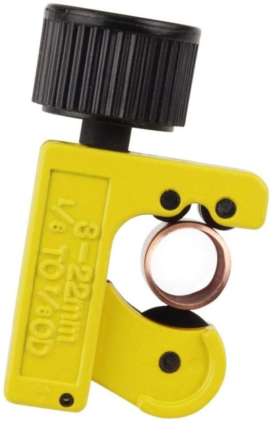 Stanley 0-70-447 - 22mm Adjustable Pipe Cutter, Black/Yellow - Image 2