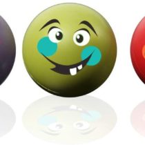 Gymstick Unisex's Anti-Stress Ball, Multi-Colour, One Size