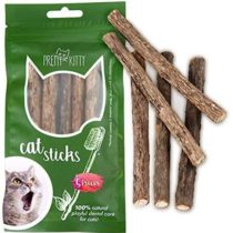 Cat Dental Chew Sticks: 5x Premium Matatabi Sticks as Cat Toothbrush Toy - Natural Silvervine Sticks for Cats, Cat Dental Chews for Cat Teeth Cleaning - Cat Toys for Indoor Cats - PrettyKitty Cat Toy