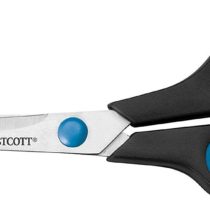 Westcott 8 inch Easy Grip Soft Grip Scissor - Black/Blue - and other styles