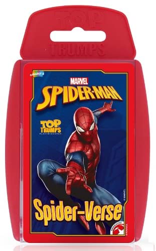 Spider-Man Top Trumps Card Game, Red, 2.5 cm x 8 cm x 15 cm