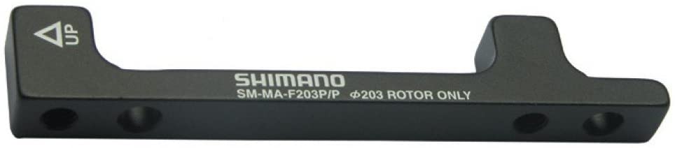 SHIMANO Spares Adapter Post for Front - Black, 20.3 cm, Bblack