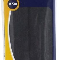 Korbond Black Tape 4.5m x 2cm, Bonding and Craft Projects – No Sewing Required – Ideal, Jeans, Work Trousers, Badges & School Clothes – Repair and Hem in Seconds