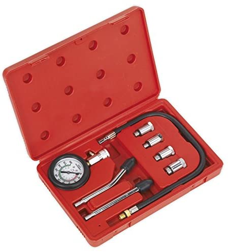 Sealey CT955 Petrol Engine Compression Test Kit, 8 Pieces