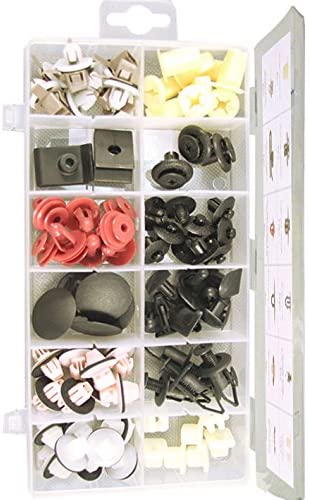 Simply ASB24 Assorted Box of Trim Clips, Set of 89
