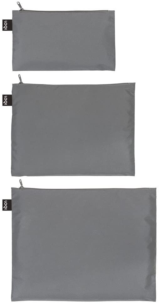 LOQI Artist Reflective Silver Zip Pockets ID Case, 32 cm, Multicolour - Image 3