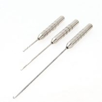 NEWSHOT Baiting Needle Tool Set - Stainless Steel Coarse Carp Sea Fishing Nut Boilie Needles Drill Tackle