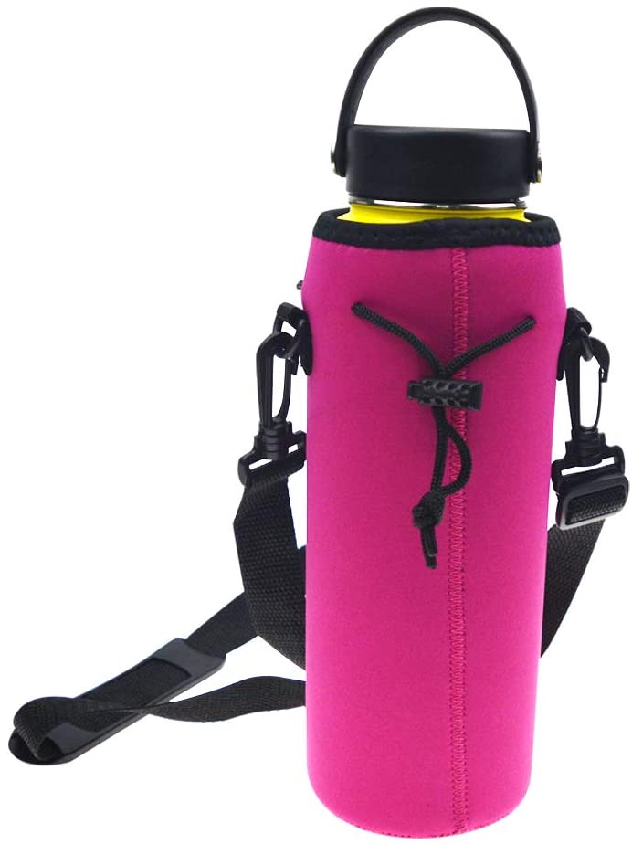 Orchidtent Water Bottle Carrier Bag with Shoulder Strap,Insulated Water ...