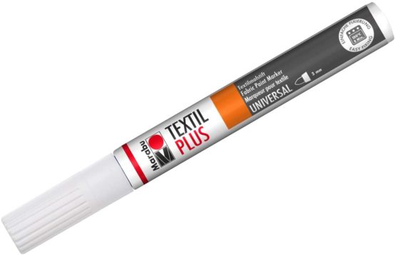 Marabu Textil Plus Painter Pen (3mm Tip) - 070 White