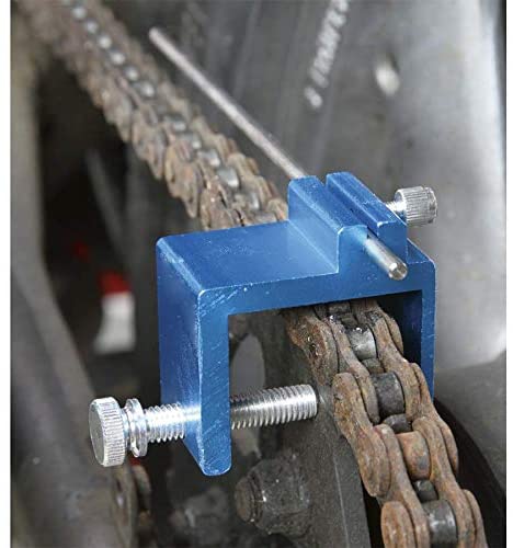 Sealey MS005 Motorcycle Chain Alignment Tool Motorcycle Service, White, 317mm x 118mm x 36mm - Image 3