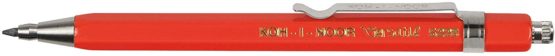 KOH-I-NOOR 2mm Diameter Short Mechanical Clutch Lead Holder Pencil - Red