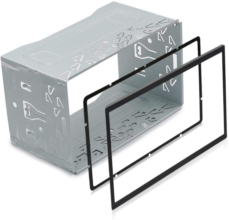 For Double Din Car DVD Radio Car Stereo Universal Iron Installation Kit Y0007 Securing Cage with Frame