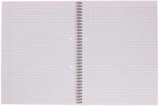 RHINO Stationery A4+ Twinwire Refill Pad | 160 Page | 8mm Ruled with Margin | Red Cover | Notepad | Education Standard Writing Paper - Image 4