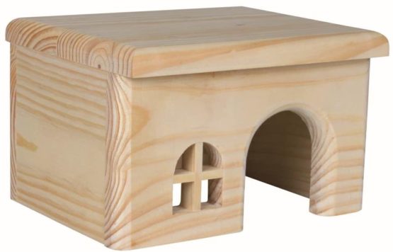 Trixie Wooden House for Hamsters, 15 x 12 x 15 cm