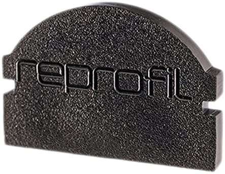 Reprofile end Cap L-AU-01-10, Black, 16 mm, 2 Pieces