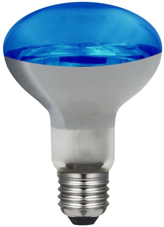 LAES 636444 Bulb E27, 60 W, Blue, 80 x 116 mm