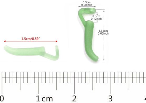 NEWSHOT Covert Pop Up Barbless Hook Aligners - Carp Bream Tench Coarse Fishing Rig(Set of 10) - Image 2