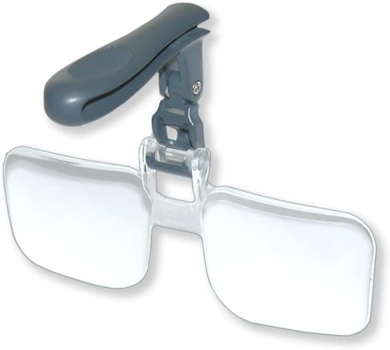 Carson VM-10 VisorMag Hands-Free Hat Mounted Clip-On 1.75x Magnifying Lenses