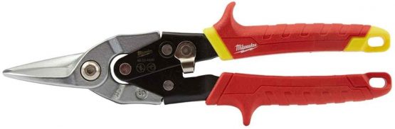 Milwaukee 48-22-4530 48224530 Metal Aviation Snips Straight Cut, Red - Image 2