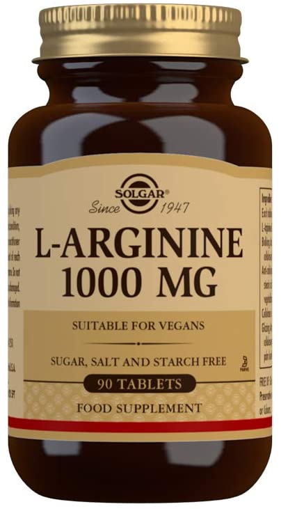 Solgar L-Arginine 1000mg Tablets - Pack of 90 - for a Healthy Metabolism - Ideal for Athletes - Vegan and Gluten Free, Gold - Image 3