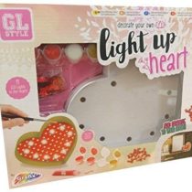 GL Style Decorate Your Own Light up Heart Craft Activity Kit