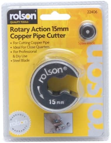 Rolson 22406 15 mm Copper Pipe Cutter - Image 2