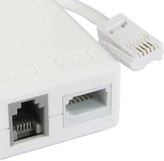 ASNQ ADSL Filter - Microfilter for Phone/Broadband BT Plug to RJ11 Connector - Broadband Filter for BT Sky Talktalk - BT Microfilter for Modem Telephone Fax - Internet and Telephone Splitter - Image 2