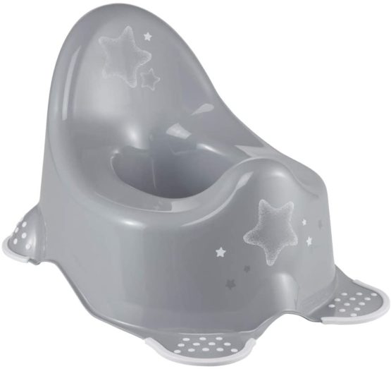 Keeeper 18648 Adam"Stars" Baby Pot with Non-Slip Function, Grey