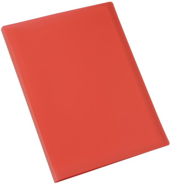 5 Star Display Book Soft Cover Lightweight Polypropylene 40 Pockets A4 Red