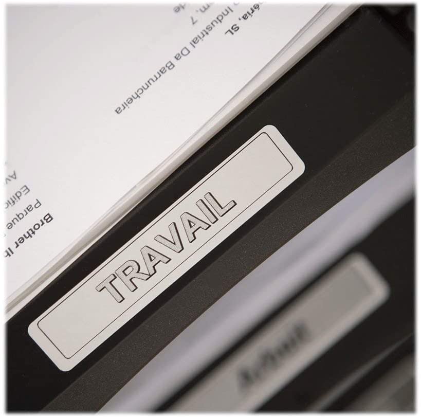 Brother DK-11204 Label Roll, Multi Purpose Labels, Black on White, 400 Labels, 17 mm (W) x 54 mm (L), Brother Genuine Supplies - Image 3