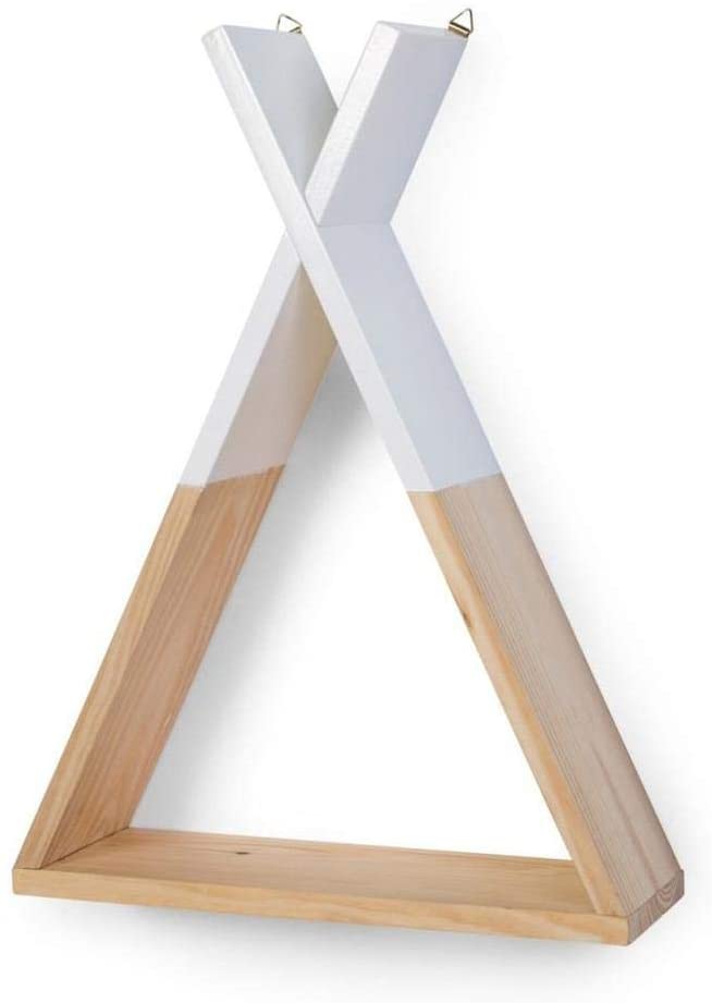 CHILDHOME Tipi Unisex Bookcase, White, 1 Unidad (Paquete de 1)