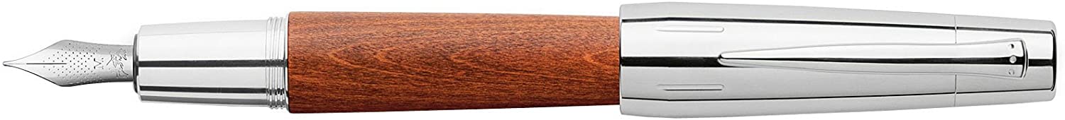 E-MOTION FOUNTAIN PEN BROWN B, Pear wood brown