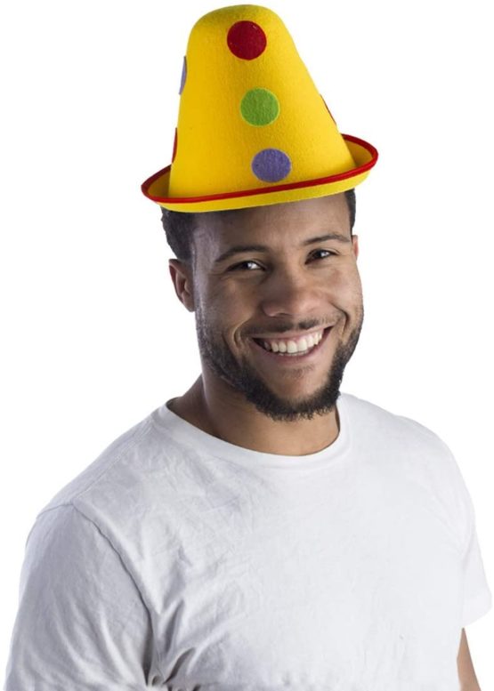 Dress Up America Polka Dotted Cone Hat For Adults