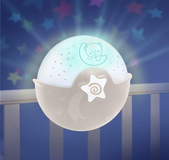 Infantino Soothing Light and Projector - Clip-on Crib Night Light with Grow-With-Me Design, Starry Night Projector and Tabletop Light with Built-in Melodies and Sound Sensors - Image 3