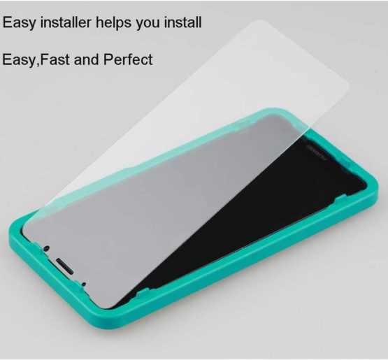 Flos [2PCS Pack] Huawei Mate 10 Pro Screen Protector,**Bubble Free Installation Applicator Tempered Glass Screen Protector [Anti-Fingerprint] For Huawei Mate 10 Pro-Transparent - Image 2