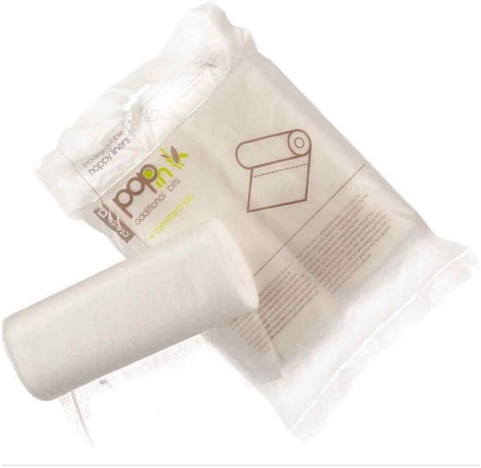 Close Parent - Eco-Friendly Biodegradable Nappy Liners - Birth to Potty in White - Plant-Based Materials - 2 Rolls Pack - Image 3