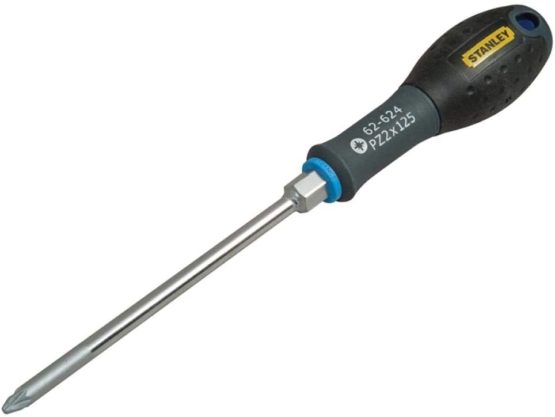 Stanley Fatmax FMHT0-62624 PZ2 X 125mm Pozi Bolster Screwdriver, Multi-Colour - Image 2